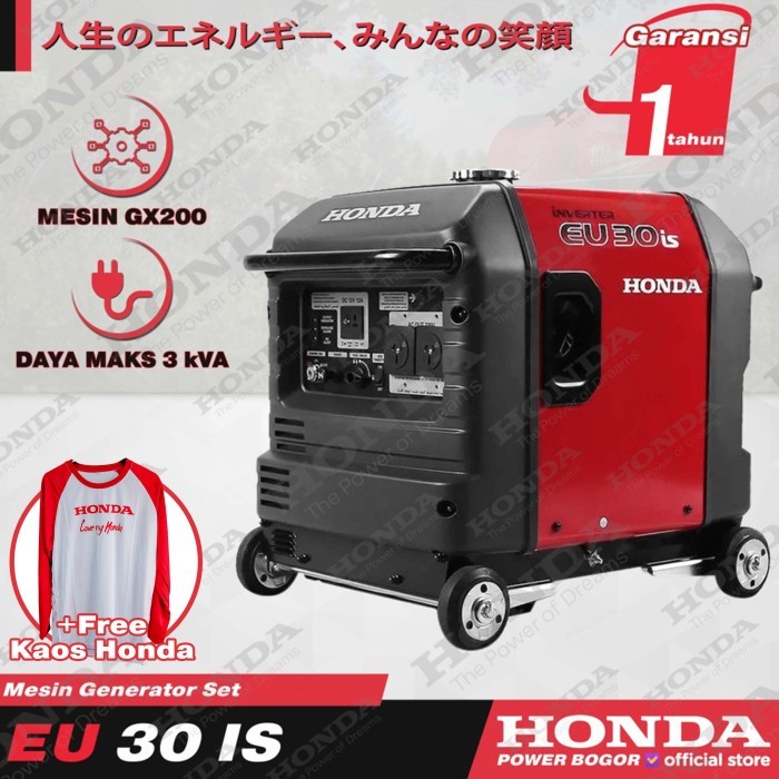 SPESIAL DISKON Honda Genset Inverter Silent EU 30 IS 3000 Watt Generator Set EU30IS