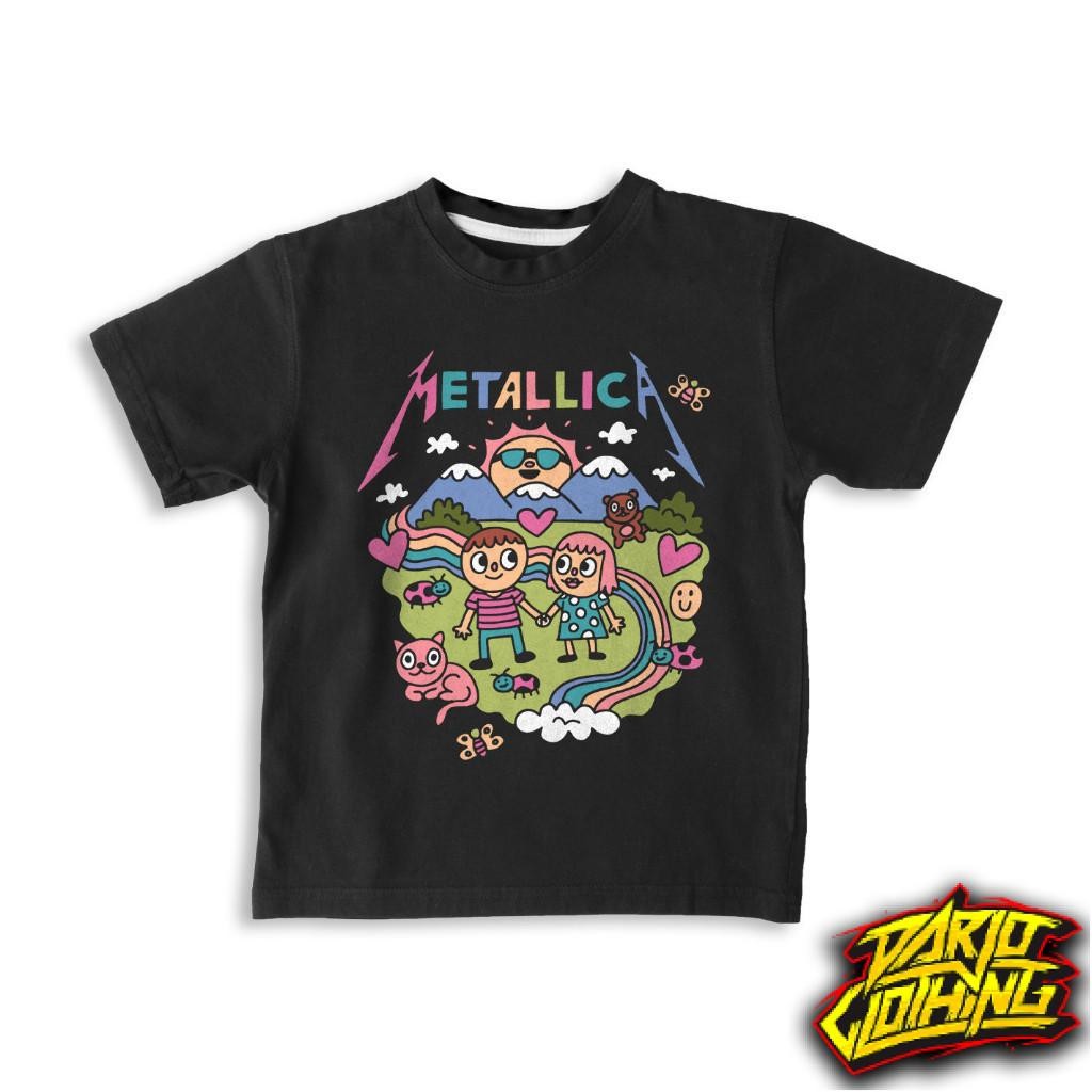 Toko Kaos Combed -  Baju Kaos Anak Band Metallica Terbaru