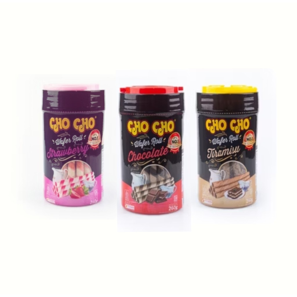 

Cho Cho Wafer Stick Roll Kemasan Toples
