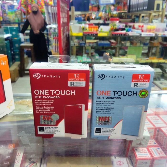 SEAGATE ONE TOUCH HDD 1 TB / Hardisk seagate 1TB Resmi