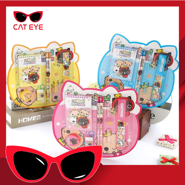 

PROMO - S5931 Stationary Set Karakter Kartun / Set Alat Tulis 8 in 1 / Set Alat Tulis Kartun Lucu / Stationery Set 8 in 1 Lucu