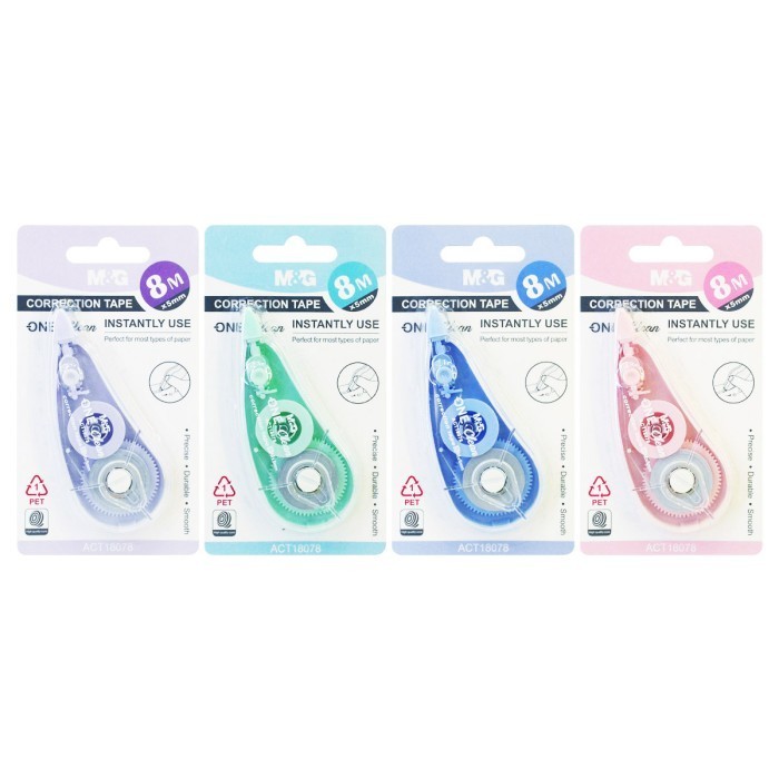 

Tipe Ex Roll 8mm Kecil Correction Tape Roll M&G ACT18078