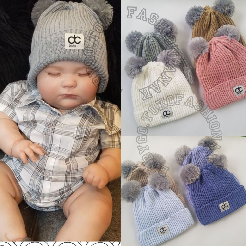 Topi Kupluk DC / Topi Kupluk DC anak / Topi kupluk anak