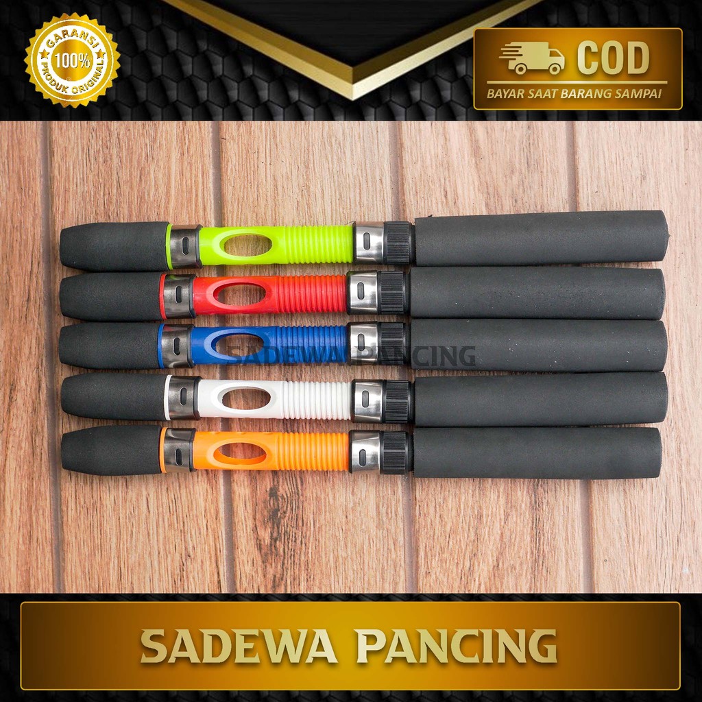 Gagang Joran Spining Custom Reel Seat Ukuran 18mm Warna Plus Busa Set Lengkap