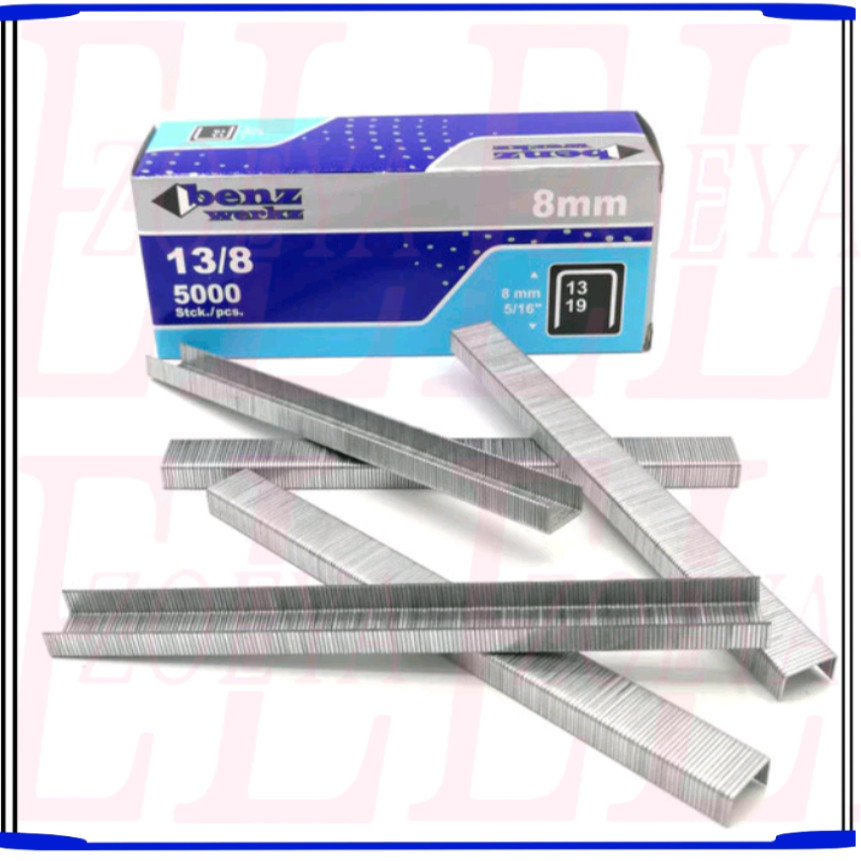 

Isi 5000 Refil Staples Tembak BENZ Uk 13/8mm (8mm)