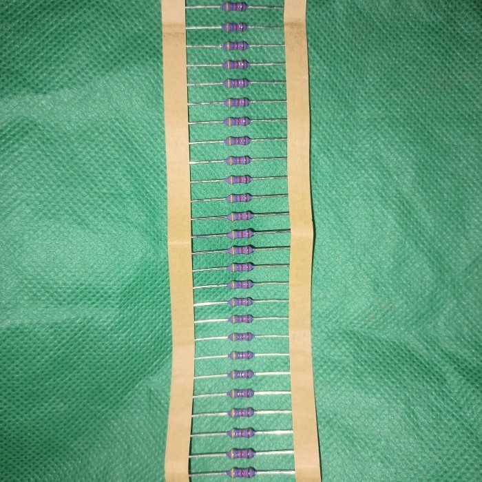 resistor 4k7 1/4 watt ungu original japan zero R 4.7k 1/4W 1% W ori A Fajar elektro 2