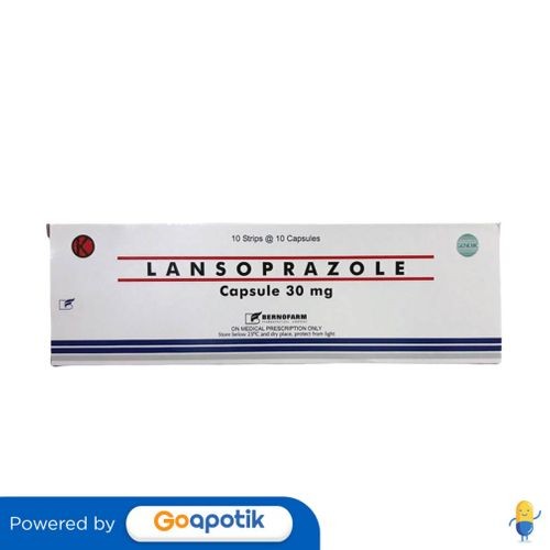 Lansoprazole Bernofarm 30 Mg Box 100 Kapsul