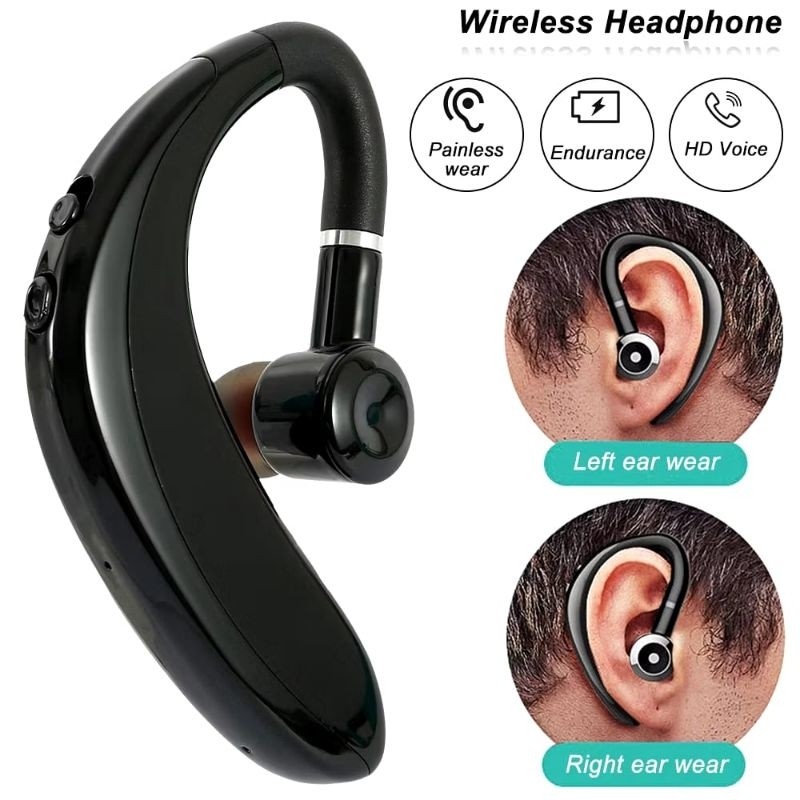 [D.A] HF HEADSET BLUETOOTH S109 EARPHONE SINGLE ORIGINAL 180°  ROTASI WITH MIC EXTRA SUPER BASS EARP
