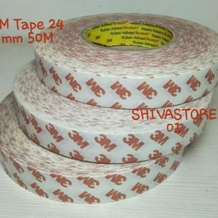 

3M Double Tape Coated 9007 24mm x 50 Meter -FN10