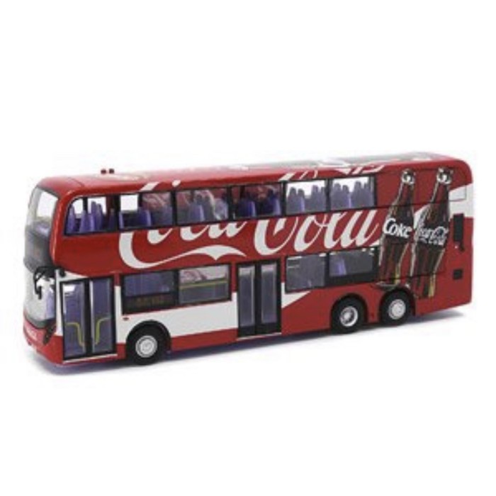 TOY27 Tiny City 1:64 Diecast Model Car - E500 MMC FL Coca-Cola