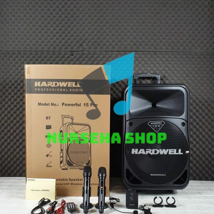 Speaker Portable Hardwell Powerfull 15 Pro / Powerfull-15 Pro Original