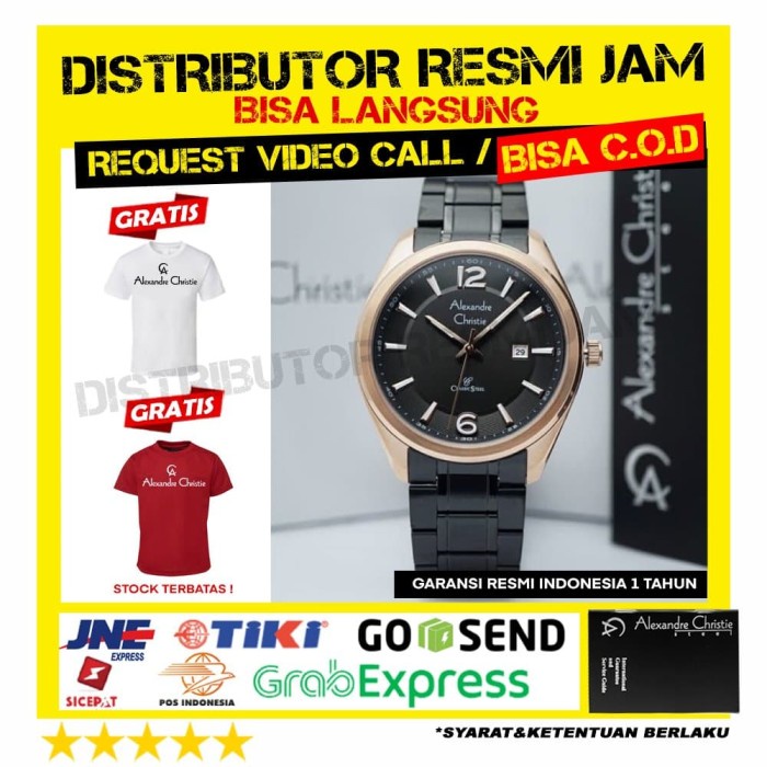ALEXANDRE CHRISTIE 8583 LD AC8583LD 8583LD GARANSI RESMI 12 BULAN