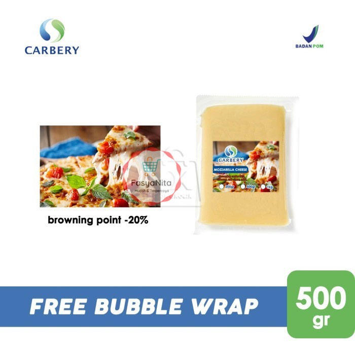 

Carbery Mozzarella untuk Pizza + Ice Gel (500 gr) - FasyAnita Mart Denpasar