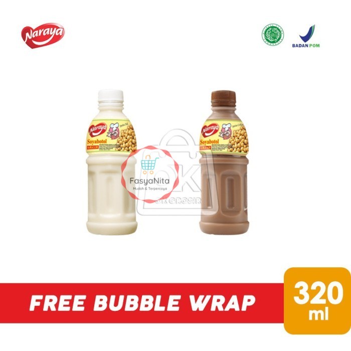 

Naraya Soya Botol 320ml Susu Kedelai (1pcs) - Coklat - FasyAnita Mart Denpasar