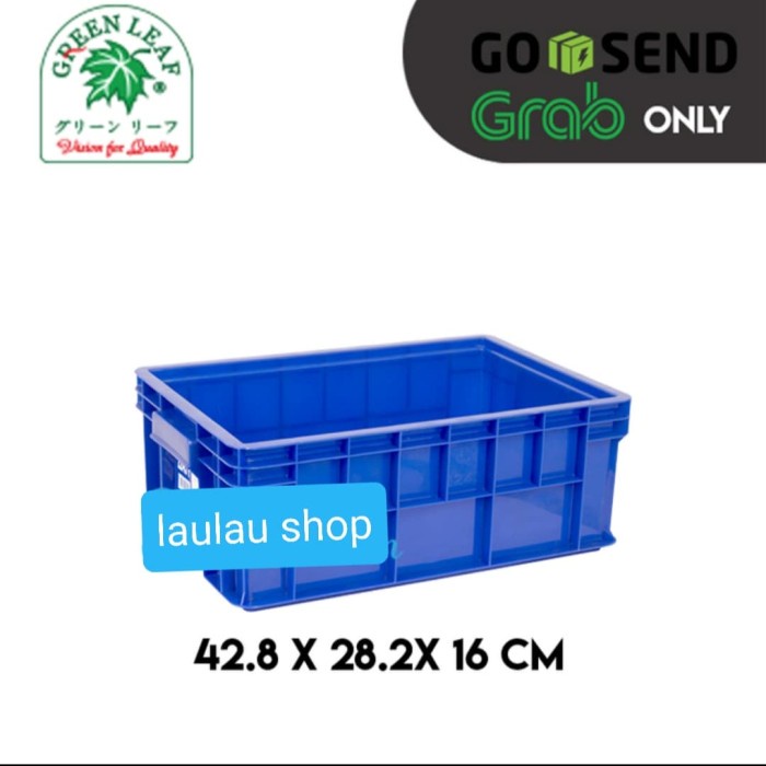 

Container Box 2245P Green Leaf / Krat Industri 2245 P Kotak Spare Part
