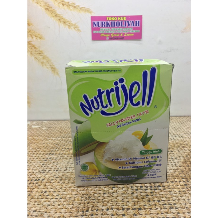 

Promo Termurah [ Best Seller ] nutrijell kelapa muda 15 gr 1box