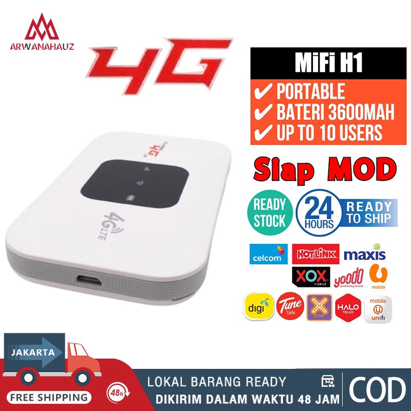 Mifi Modem Wifi 4G LTE 300Mbps Unlock All Operator Modem Wifi Mifi 4G LTE Unlock ALL Operator