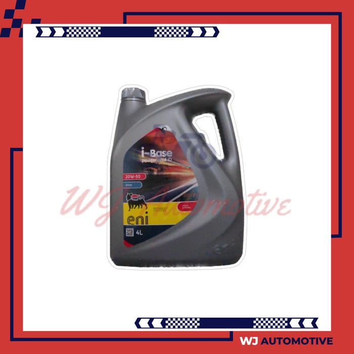 Agip I-Base 20W50 4 Liter Oli Mobil Bensin Diesel Agip I Base 20W 50 Oli Mesin Mobil Bensin Diesel