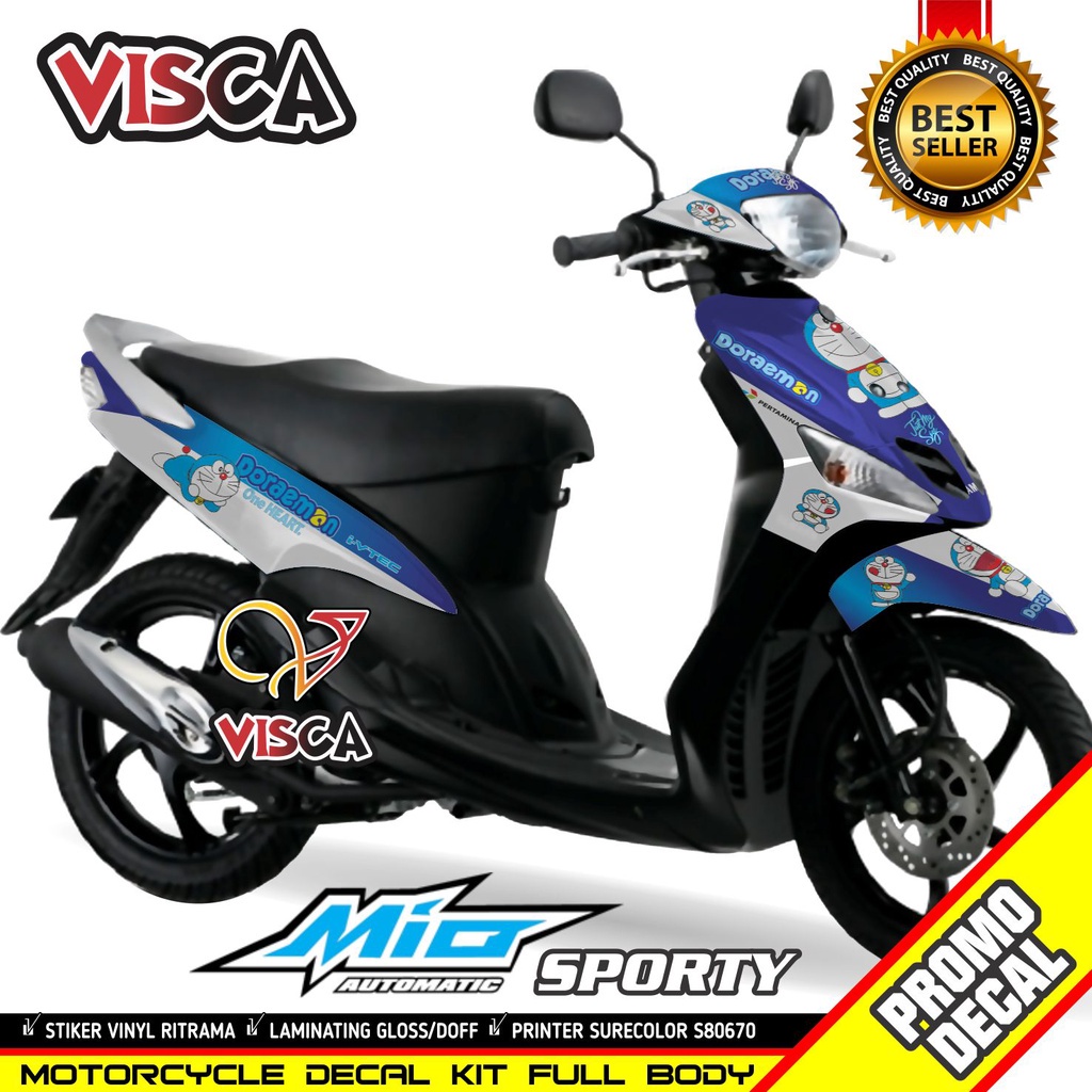 Decal Mio Sporty Full Body Stiker Mio Sporty Full Body Striping Mio Sporty Variasi Decal Hologram Mi