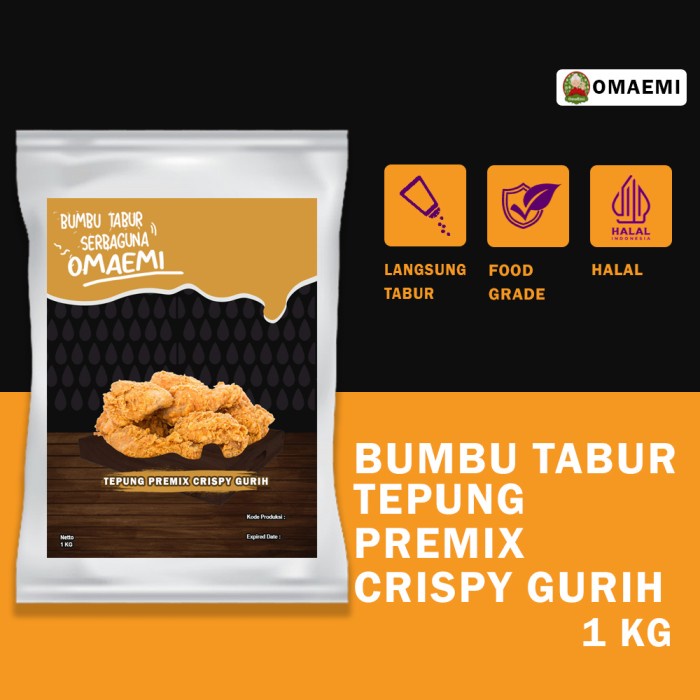 

NEW PromoTermurah TEPUNG CRISPY GURIH KUALITAS TERJAMIN HALAL 1 KG