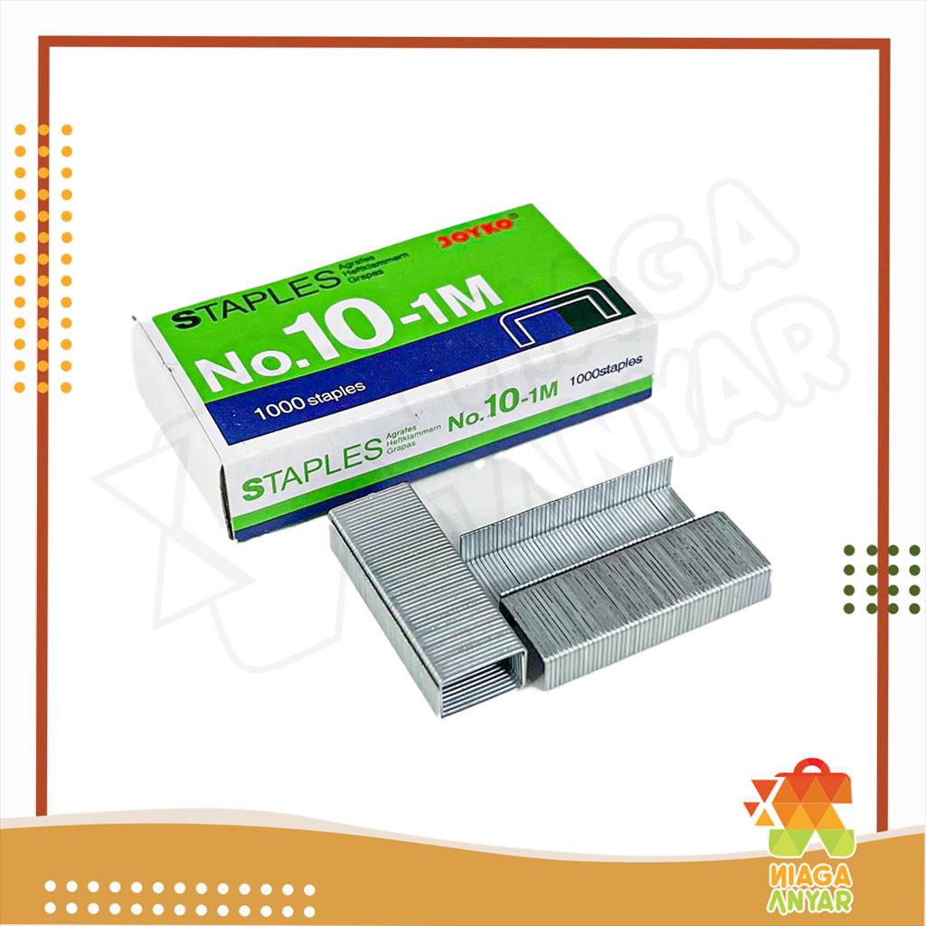 

NA JOYKO Staples No 10-1M / Refill Isi Staples Stepler Hekter 1000 pcs No 10