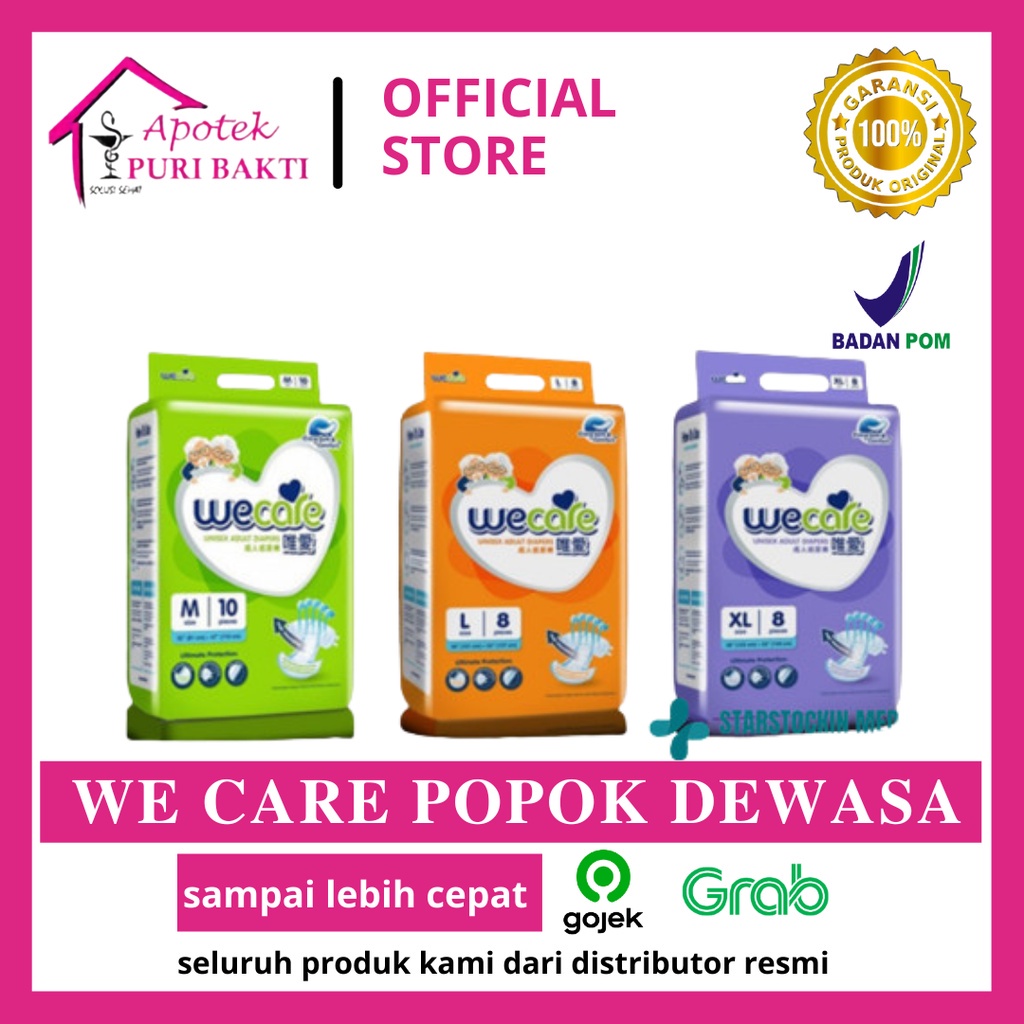 We Care Pampers Dewasa Size M10