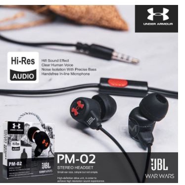 BUY 1 GET 1 Headset BIG BASS PM-02 SUPER BASS SUARA JERNIH Earphone stereo handsfree henset earphone earplug