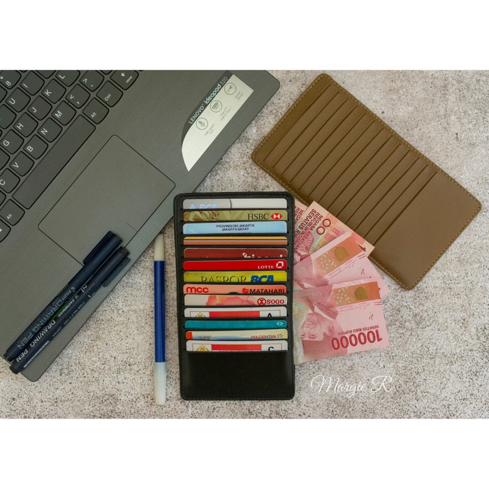 

[Promo]New Card Holder / Dompet Kartu Kredit, KTP, SIM, ATM, dll isi 13 Slot - Hitam