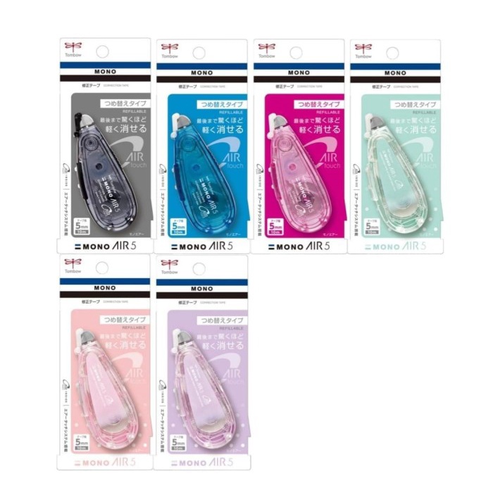 

Correction Tape / Tipex Tombow Mono Air 5mm X 10m Pastel Edition - Mint