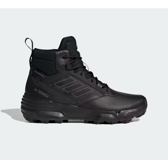 Adidas Terrex Unity Leather Mid Rain.RDY Hiking Core Black Grey GZ3325