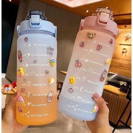 Botol Minum 2.L Botol Minum Viral Rainbow