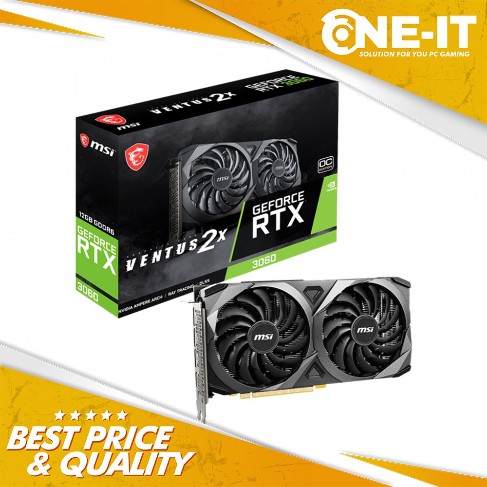 VGA MSI RTX 3060 Ventus 2X 12G OC 12GB GDDR6