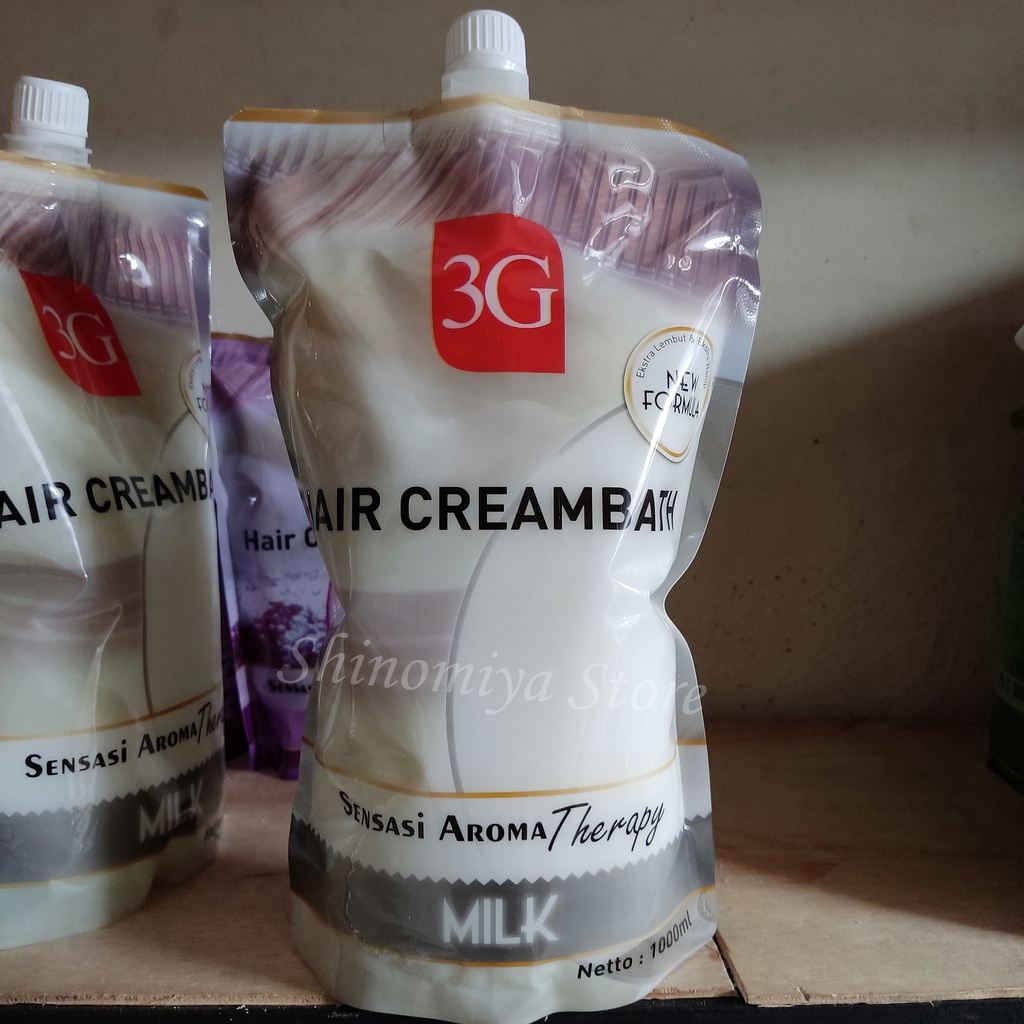 HAIR CREAMBATH 1 KG SUSU BESTZ 3G / KRIMBATH RAMBUT / CREAMBATH