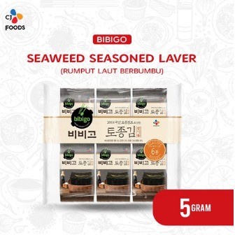 

Inagreen Farm Bandung Bibigo Seaweed Seasoned Laver 5 Gram