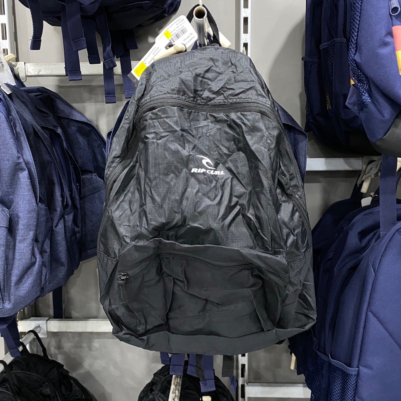 Tas Ripcurl Packable Backpack Black Original