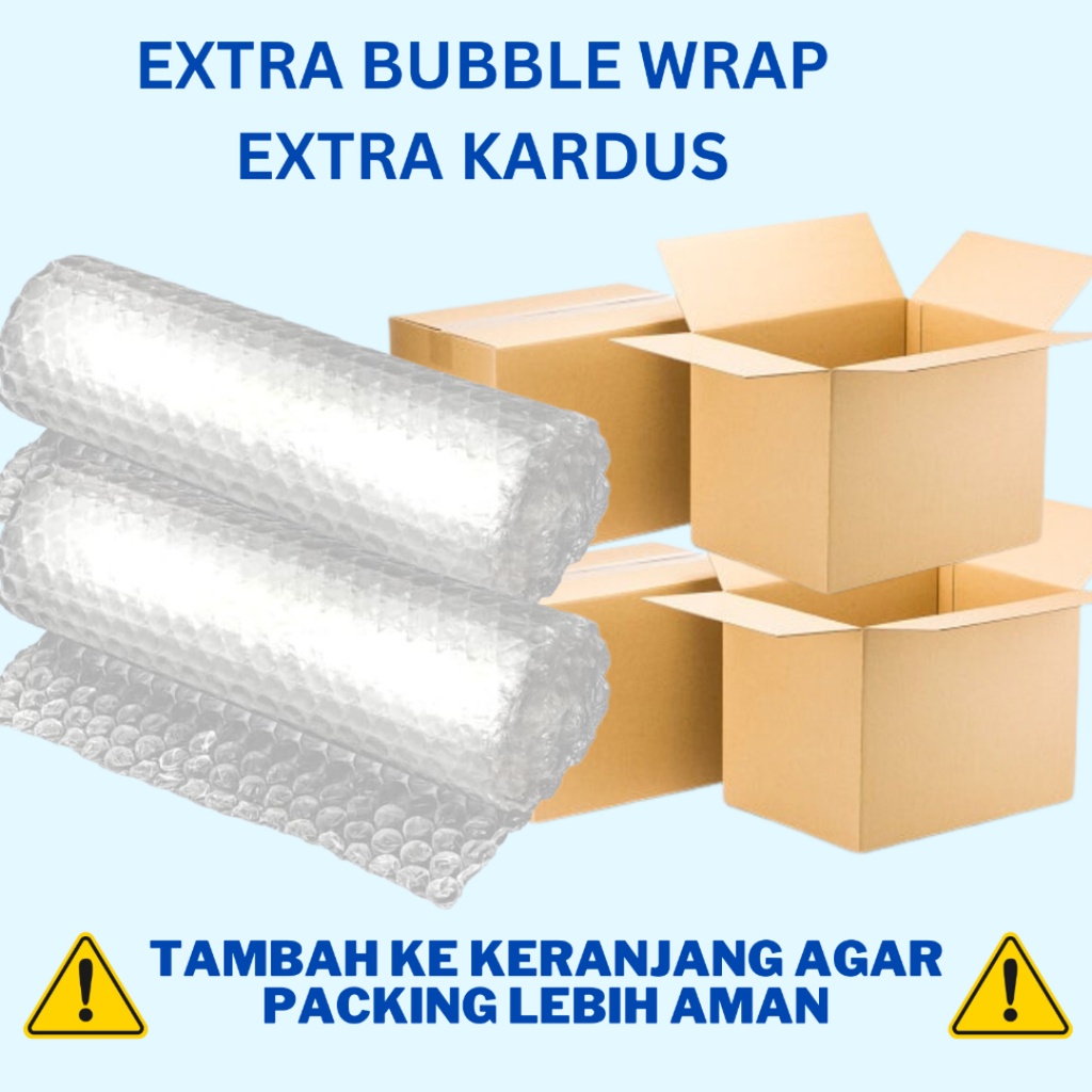 

deBeauty | Extra Bubble Wrap / Extra Kardus u Tambahan Packing Aman