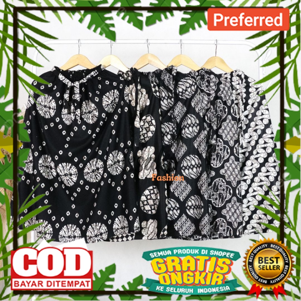 Rok Batik Anak Katun Rayon Semua Ukuran// MODEL BARU BATIK SEMUA UKURAN ADA