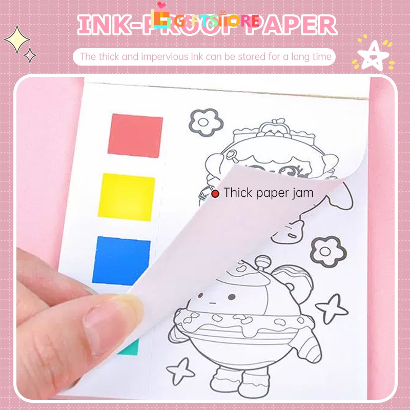 

COD✨Buku,Mewarnai Cat Air Kreatif,Anak Sanrio,Buku,Catatan Menggambar,Doodle Menggambar SendiriGS