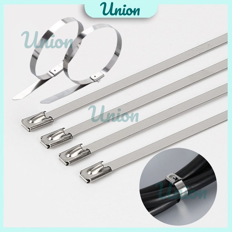 UM Kabel Ties Stainless Steel 4.6Mm /  Knalpot Motor Mobil Anti Karat / Tali Pengikat Knalpot Klem /