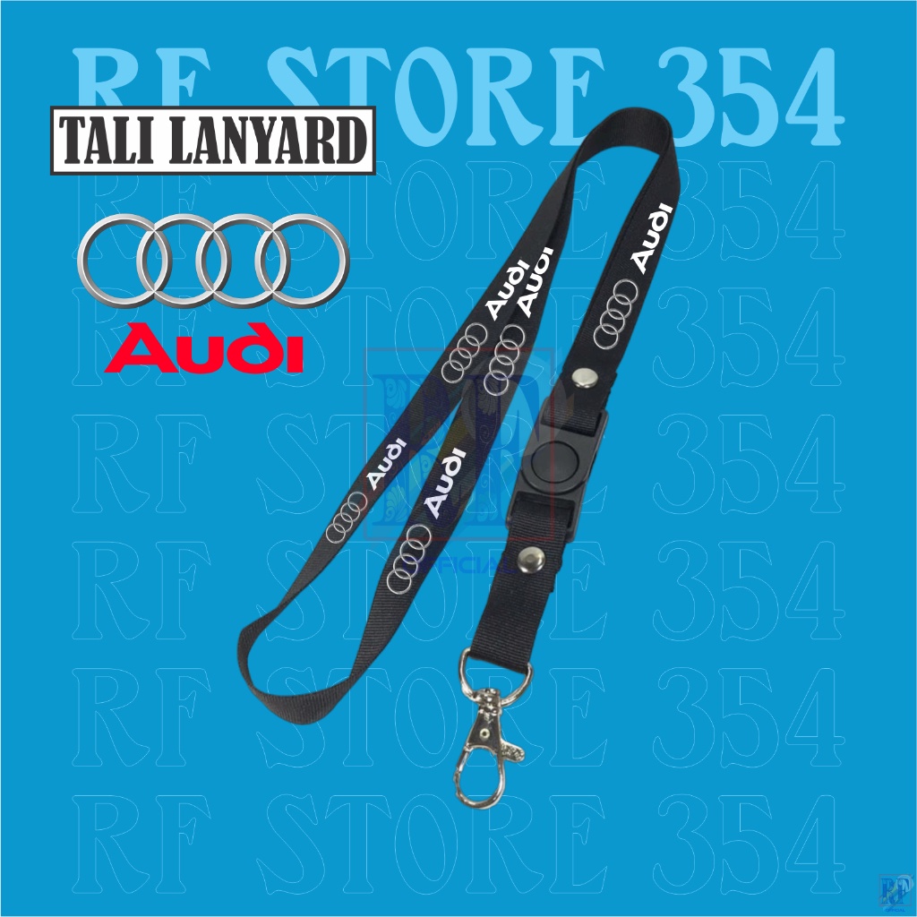 

TALI LANYARD AUDI GANTUNGAN KUNCI MEREK MOBIL AUDI | SUPER CAR | SPORT CAR /GANTUNGAN ID CARD /gantungan HP/pod/vape Best seller COD