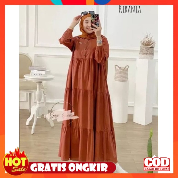 KAIN ADEM HALUS TEBAL / GAMIS POLOS RAYON / HOMEYDRESS / MAXI DRESS RAYON BALI POLOS