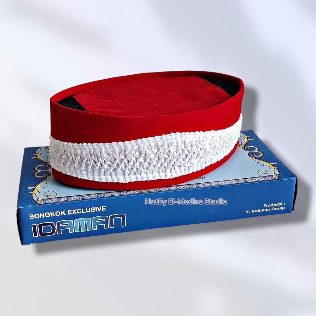 Songkok betawi Peci kopiah Kopeah Songkok Nasional Merah Putih Terbaru