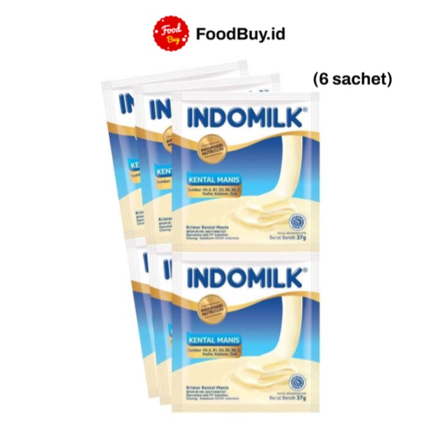

Indomilk Krimer Kental Manis Sachet 37 gr (6 pcs)