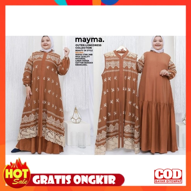 KAIN ADEM HALUS TEBAL / GAMIS BALIMO ORIGINAL JUMBO LD 120