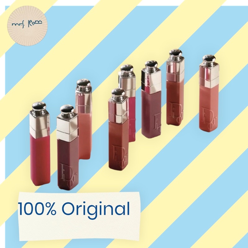 【COD】 Dior Addict Lip Tint New Formula 2022 Expired 2025 READY NATURAL TEA SIENNA NUDE ROSE