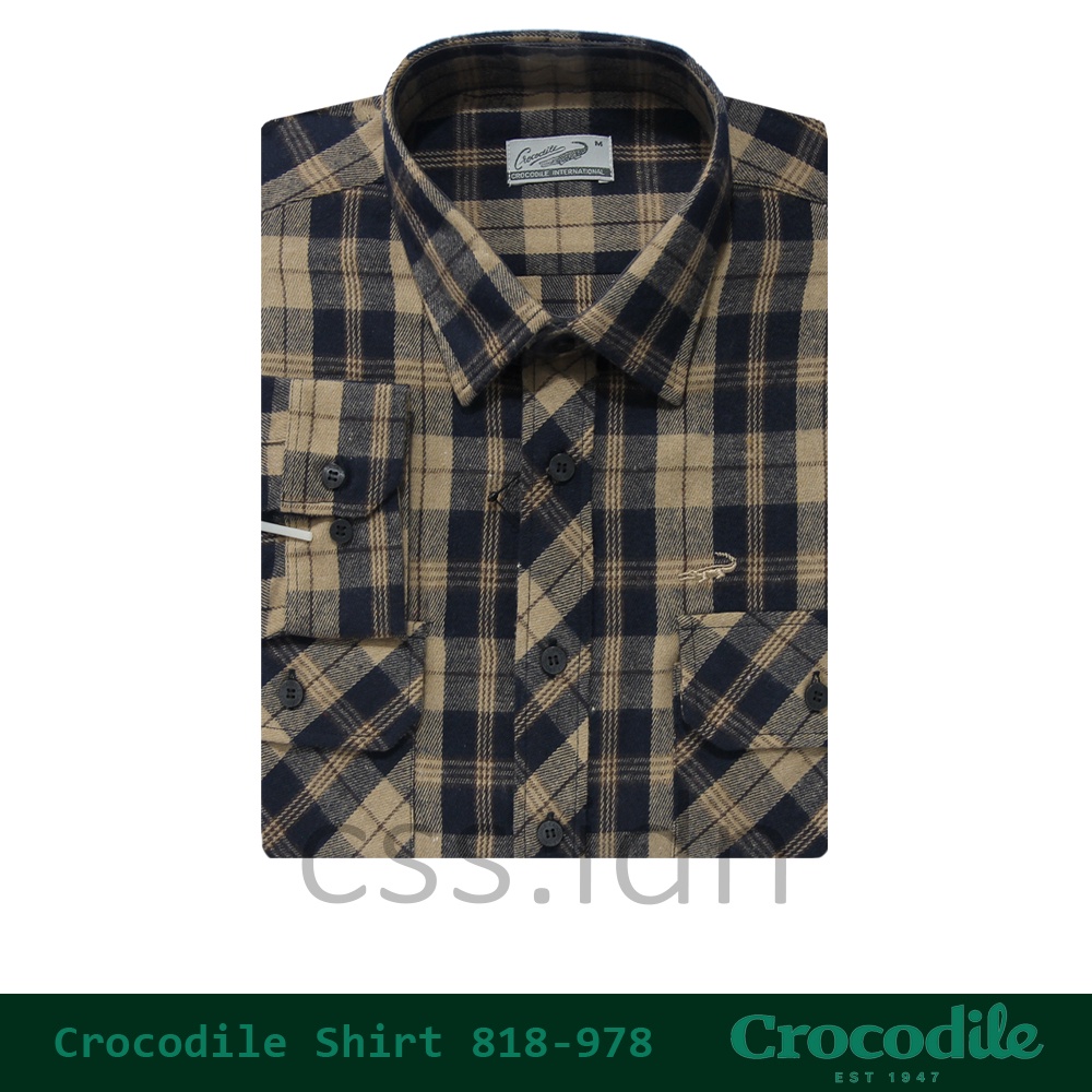 Kemeja Pria Lengan Panjang Crocodile 818-978