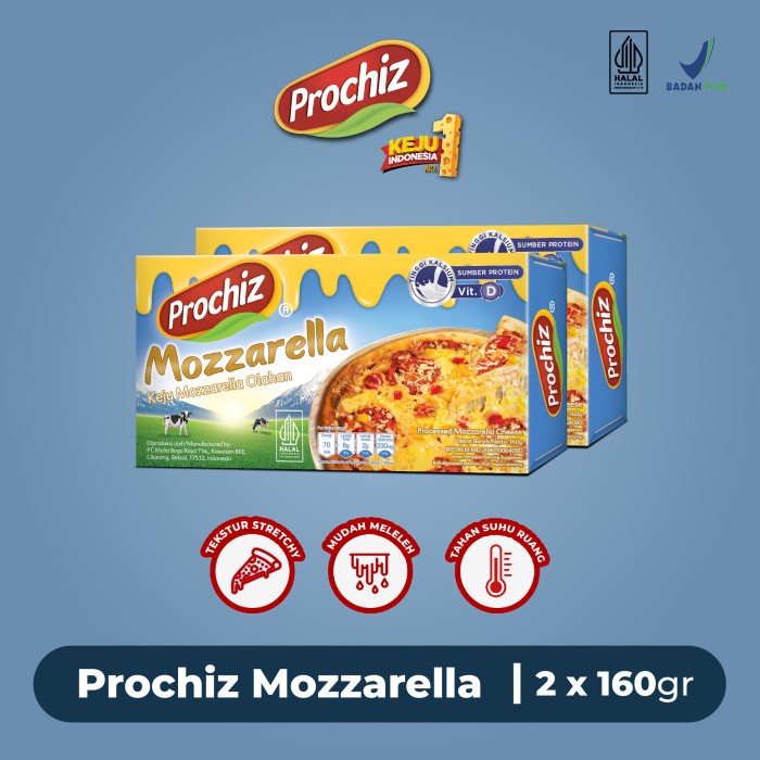 

[Big Sale] Keju PROCHIZ Mozzarella 160 gr - Double Pack