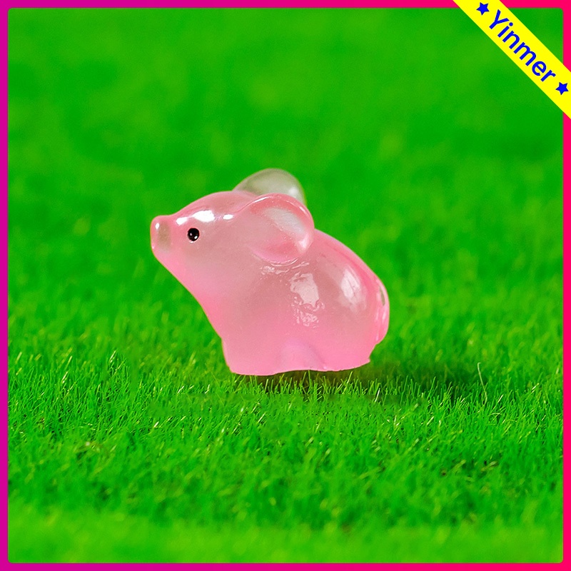 COD✨Dekorasi Resin Mikro Dekorasi,Berkebun Dekorasi Lansekap,Dekorasi Luminous,Berwarna -warni-Yinmer