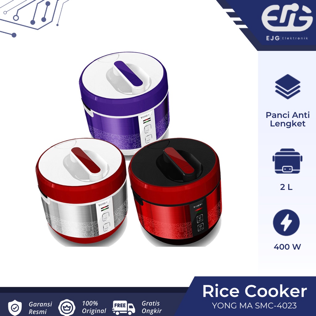YONGMA rice cooker SMC 4023 - magic com yongma 2L - SMC4023