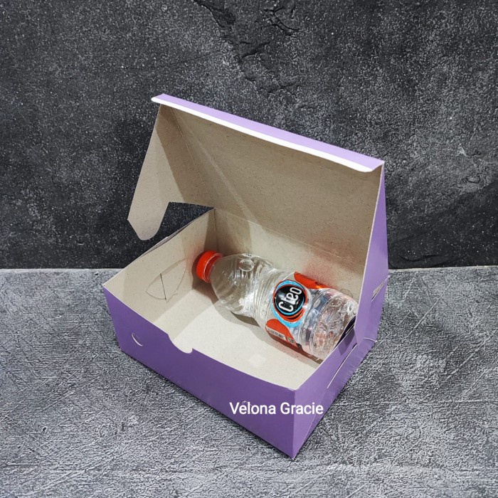 

Dus Ungu 12x16 isi 50 pcs GS Kotak Kue Snack Box - LB